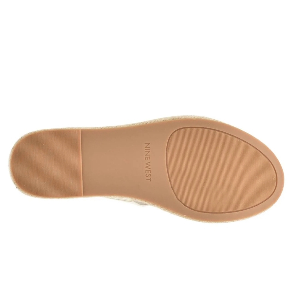 New w/o Box Nine West Keran 3 Vegan Leather Slip-On Espadrille Platform Wedges - Picture 5 of 6